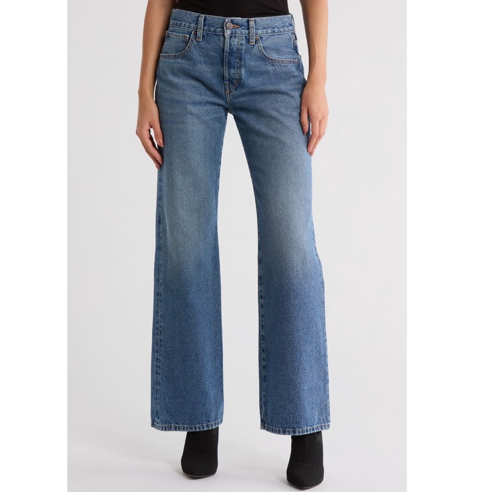 Nwt Etica Amis Relaxed Bootcut Jeans Deep Current Size 31